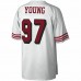 San Francisco 49ers Bryant Young Men's Mitchell & Ness White 1994 Legacy Replica Jersey