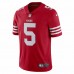 San Francisco 49ers Trey Lance Men's Nike Scarlet Vapor Limited Jersey