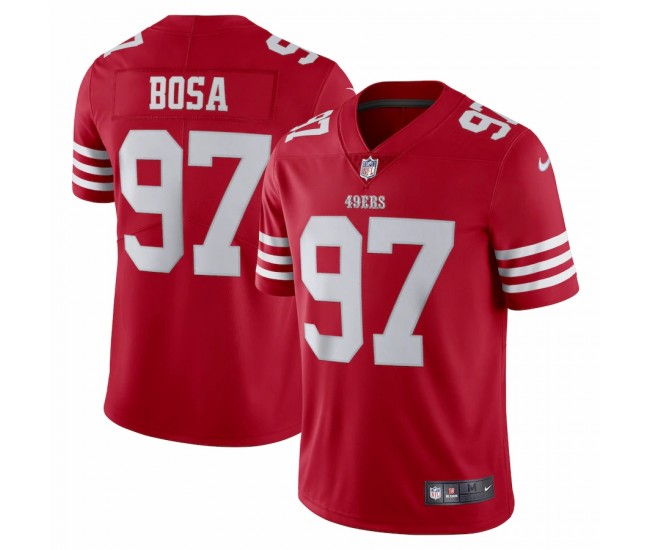 San Francisco 49ers Nick Bosa Men's Nike Scarlet Vapor Limited Jersey