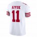 San Francisco 49ers Brandon Aiyuk Men's Nike White Vapor Limited Jersey