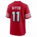 San Francisco 49ers Brandon Aiyuk Men's Nike Scarlet Alternate Game Jersey