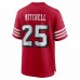 San Francisco 49ers Elijah Mitchell Men's Nike Scarlet Alternate Game Jersey