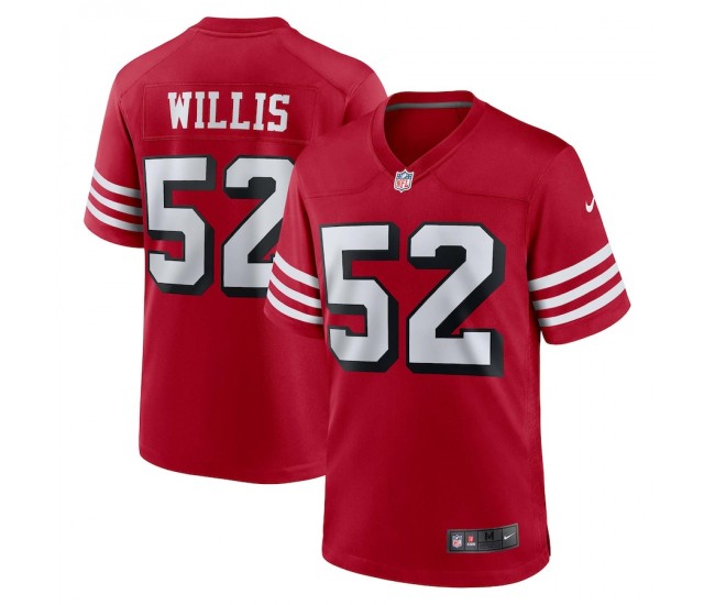 San Francisco 49ers Patrick Willis Men's Nike Scarlet Retired Alternate Game Jersey