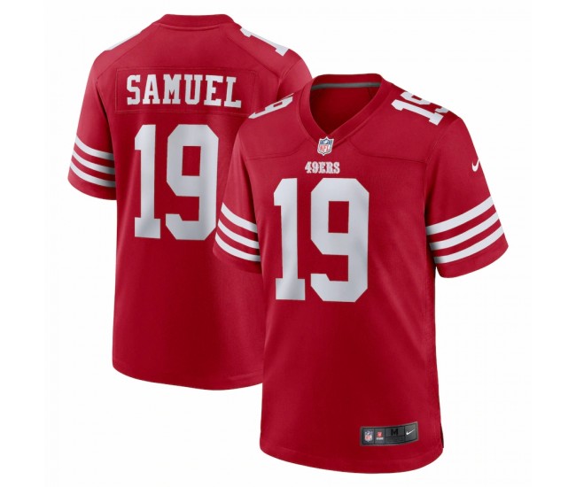 San Francisco 49ers Deebo Samuel Men's Nike Scarlet Player Game Jersey