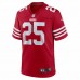 San Francisco 49ers Elijah Mitchell Men's Nike Scarlet Team Player Game Jersey