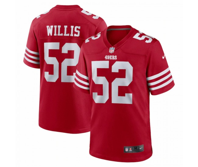 San Francisco 49ers Patrick Willis Men's Nike Scarlet Retired Player Game Jersey