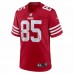 San Francisco 49ers George Kittle Men's Nike Scarlet Player Game Jersey