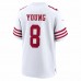 San Francisco 49ers Steve Young Men's Nike White Retired Player Game Jersey