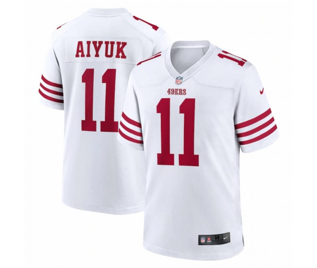 San Francisco 49ers Brandon Aiyuk Men's Nike White Player Game Jersey