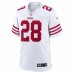 San Francisco 49ers Trey Sermon Men's Nike White Player Game Jersey