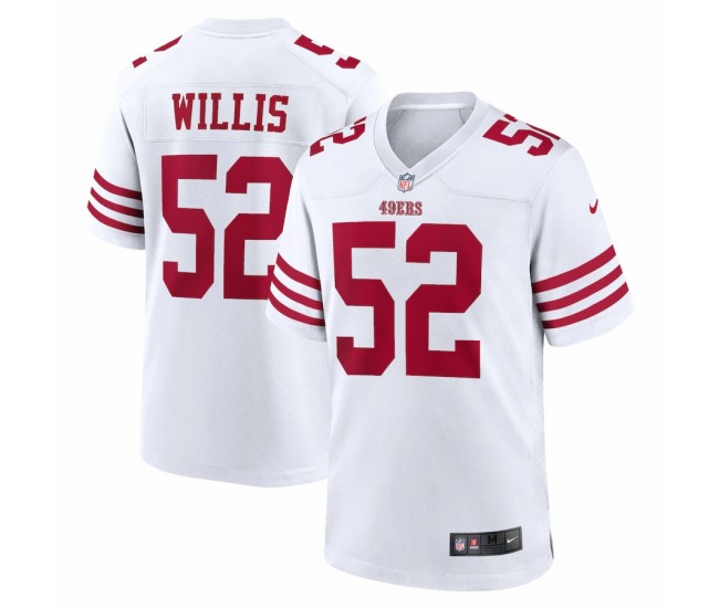 San Francisco 49ers Patrick Willis Men's Nike White Retired Player Game Jersey