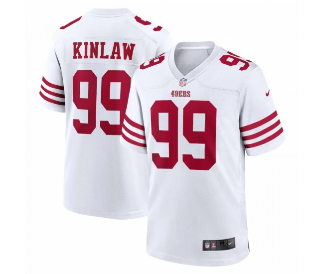 San Francisco 49ers Javon Kinlaw Men's Nike White Player Game Jersey