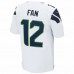 Seattle Seahawks 12s Mens Nike White Elite Jersey