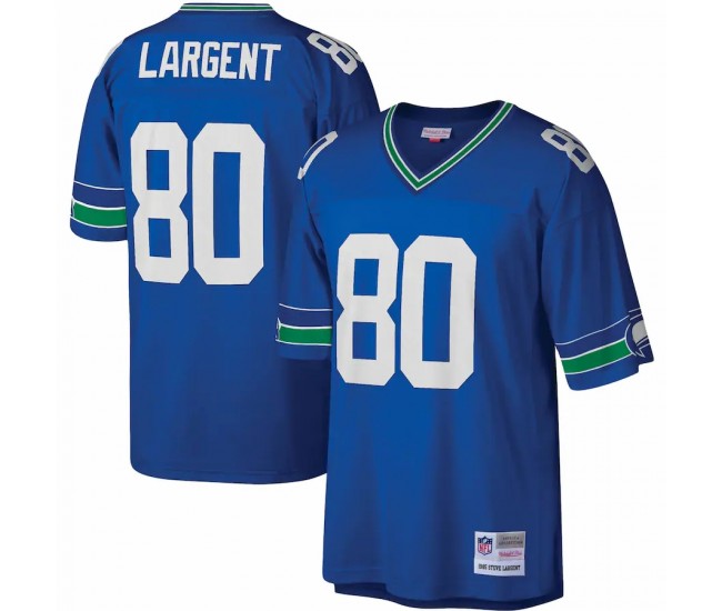 Seattle Seahawks Steve Largent Men's Mitchell & Ness Royal Legacy Replica Jersey