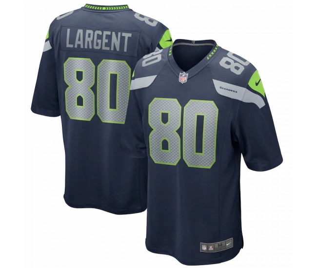 Seattle Seahawks Steve Largent Men's Nike College Navy Game Retired Player Jersey