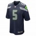 Seattle Seahawks Jason Myers Men's Nike College Navy Game Jersey