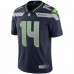 Seattle Seahawks DK Metcalf Men's Nike College Navy Vapor Limited Jersey