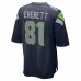 Seattle Seahawks Gerald Everett Men's Nike College Navy Game Jersey