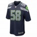 Seattle Seahawks Tanner Muse Men's Nike College Navy Game Player Jersey