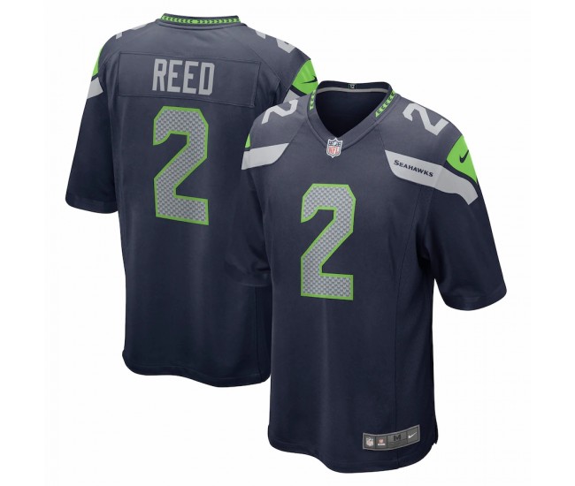 Seattle Seahawks D.J. Reed Men's Nike College Navy Player Game Jersey