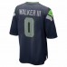 Seattle Seahawks Kenneth Walker III Men's Nike College Navy 2022 NFL Draft Pick Player Game Jersey