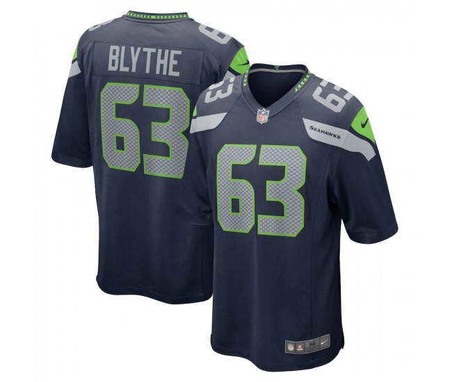 Seattle Seahawks Austin Blythe Men's Nike College Navy Game Jersey