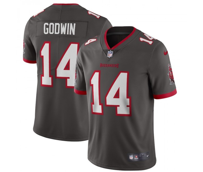 Tampa Bay Buccaneers Chris Godwin Men's Nike Pewter Alternate Vapor Limited Jersey