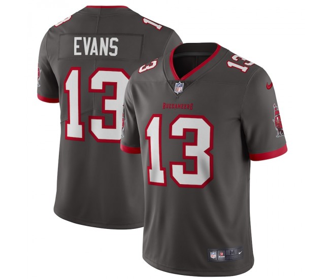 Tampa Bay Buccaneers Mike Evans Men's Nike Pewter Alternate Vapor Limited Jersey