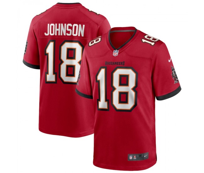 Tampa Bay Buccaneers Tyler Johnson Men's Nike Red Game Player Jersey