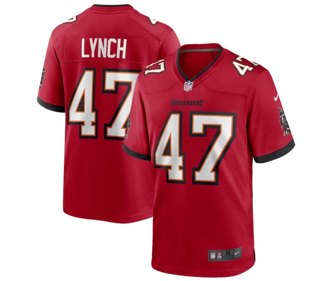 Tampa Bay Buccaneers John Lynch Men's Nike Red Game Retired Player Jersey