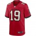 Tampa Bay Buccaneers Keyshawn Johnson Men's Nike Red Game Retired Player Jersey