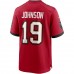 Tampa Bay Buccaneers Keyshawn Johnson Men's Nike Red Game Retired Player Jersey