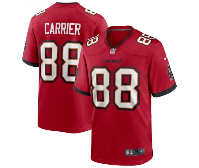 Tampa Bay Buccaneers Mark Carrier Men's Nike Red Game Retired Player Jersey