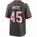 Tampa Bay Buccaneers Devin White Men's Nike Pewter Game Jersey