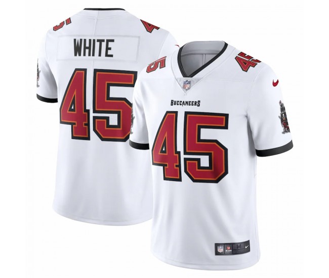 Tampa Bay Buccaneers Devin White Men's Nike White Vapor Limited Player Jersey