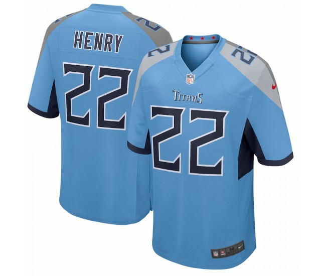 Tennessee Titans Derrick Henry Men's Nike Light Blue Player Game Jersey