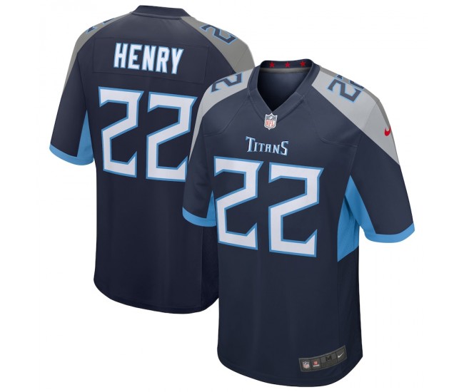 Tennessee Titans Derrick Henry Men's Nike Navy Game Jersey