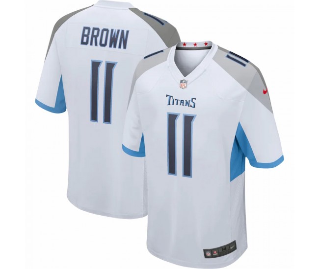 Tennessee Titans AJ Brown Men's Nike White Game Jersey