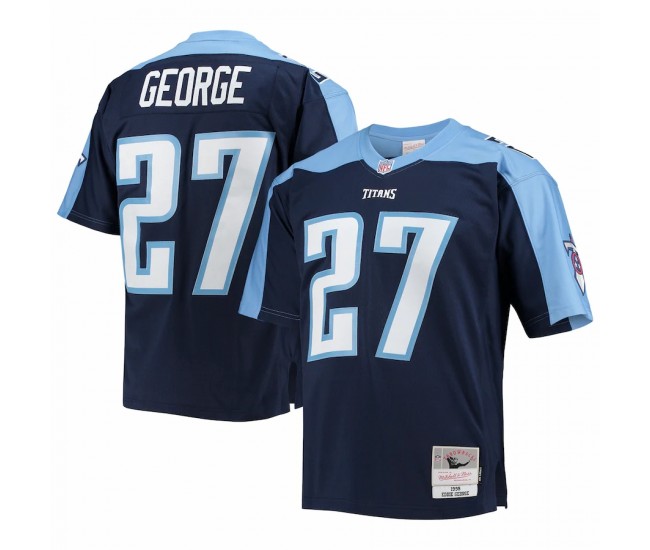 Tennessee Titans Eddie George Men's Mitchell & Ness Navy 1999 Legacy Replica Jersey