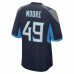 Tennessee Titans Briley Moore Men's Nike Navy Game Jersey