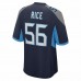 Tennessee Titans Monty Rice Men's Nike Navy Game Jersey