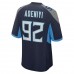 Tennessee Titans Ola Adeniyi Men's Nike Navy Game Jersey