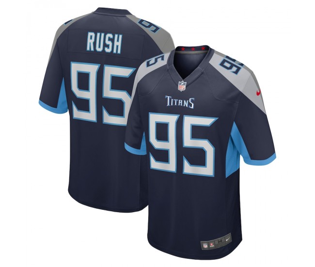 Tennessee Titans Anthony Rush Men's Nike Navy Game Jersey