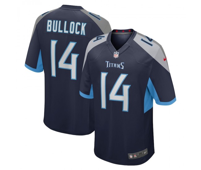 Tennessee Titans Randy Bullock Men's Nike Navy Game Jersey