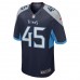 Tennessee Titans Khari Blasingame Men's Nike Navy Team Game Jersey