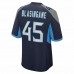 Tennessee Titans Khari Blasingame Men's Nike Navy Team Game Jersey