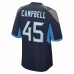 Tennessee Titans Chance Campbell Men's Nike Navy Player Game Jersey