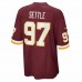 Men's Nike Tim Settle Washington Football Team Burgundy Game Player Jersey