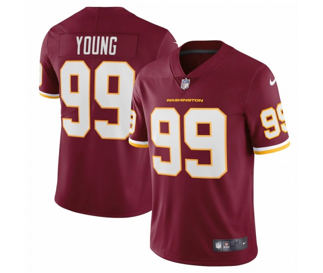 Washington Football Team Chase Young Men's Nike Burgundy Vapor Limited Jersey