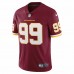 Washington Football Team Chase Young Men's Nike Burgundy Vapor Limited Jersey